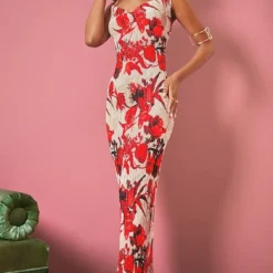 Robe Longue Plissée Nude Fleurie à Bretelles -Jupe Lumine Soldes Boutique d48b38443ba66583bd261ff7d0c9632c33cdf6b6 cna1286 4