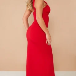 Robe Longue Rouge Asymétrique à Découpes Et Détail Bonnets -Jupe Lumine Soldes Boutique d5b49e41c38696eae828e127388689026e83a944 cna3570 2