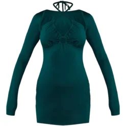 Robe Très Moulante Vert émreraude à Empiècement Et Manches Longues 9 Robe Très Moulante Vert émreraude à Empiècement Et Manches Longues -Jupe Lumine Soldes Boutique d5d9b02cb9662ed5980002b85099d82e3858706e cnc2295 5