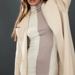 Robe En Maille Tricot Café Au Lait à Rayures Contrastantes Et Manches Longues 8 Robe En Maille Tricot Café Au Lait à Rayures Contrastantes Et Manches Longues -Jupe Lumine Soldes Boutique d671f002b943c4dcf9eccd01e4007b0b8de84cad cnb1385 4