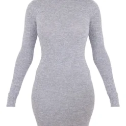 Robe Moulante Gris Chiné à Manches Longues 9 Robe Moulante Gris Chiné à Manches Longues -Jupe Lumine Soldes Boutique d67b0e743ca1d72ead3fbc4fff681a55880a6750 cnc8356 5