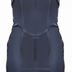 Robe Moulante Bustier Tissée Bleu Minéral à Détail Corset Replié -Jupe Lumine Soldes Boutique d75b7cb955087ba74f724917bd24180fea59ed00 cnd0363 5