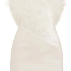 Robe Bustier Moulante Blanche à Plumes -Jupe Lumine Soldes Boutique d803894849c2fa4014c845ae88016d1da49151d5 cnd7550 5