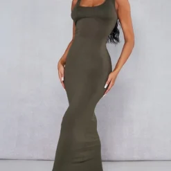 Robe Longue Simple Vert Olive 7 Robe Longue Simple Vert Olive -Jupe Lumine Soldes Boutique da5ad16d17afe7c05f71390252d0d4504e2446a0 cnc9498 3