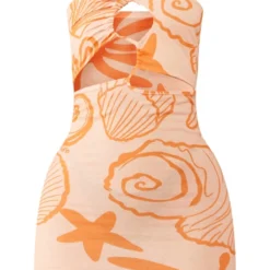 Logic Robe Moulante Fleurie Orange à Découpes Et Bretelle Asymétrique -Jupe Lumine Soldes Boutique dbabc7c12b46e8c0bde33dfaa9f40c330d5f0c5a cne8577 5