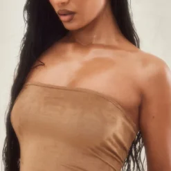 Robe Bustier Moulante Camel En Suédine -Jupe Lumine Soldes Boutique dcad94df7d02534e7b0fb505bf229d76012475b9 cnd0408 4