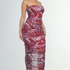 Robe Longue Bustier En Mesh Imprimé Renaissance Rouge 7 Robe Longue Bustier En Mesh Imprimé Renaissance Rouge -Jupe Lumine Soldes Boutique dd1c996a5e01c7185da7aa07b3d0eec78e701030 cnc6209 3