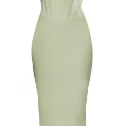 Robe Mi-longue Sauge à Détail Corset Bandage 9 Robe Mi-longue Sauge à Détail Corset Bandage -Jupe Lumine Soldes Boutique ddaafca161436bffa77165f274edd0815074d718 cnd1251 5