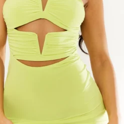 Robe Bustier Très Moulante Vert Citron à Découpes Et Barre En V 8 Robe Bustier Très Moulante Vert Citron à Découpes Et Barre En V -Jupe Lumine Soldes Boutique de40198426f75f82a682bf1a85cafad1dd698c17 cnd7739 4