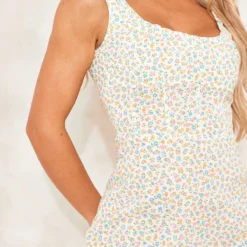 Robe Corset Moulante En Effet Lin Fleuri Multicolore -Jupe Lumine Soldes Boutique df8553dfc3a28cc14a5dd0af9c2747f44a7eb502 cnd5415 4