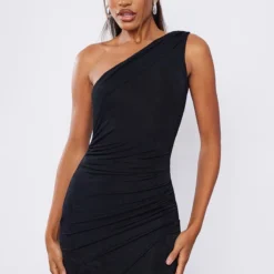 Robe Moulante Asymétrique Noire En Acétate Froncée 7 Robe Moulante Asymétrique Noire En Acétate Froncée -Jupe Lumine Soldes Boutique df952932704646c9e33f68eb7c56533b9ccba245 cnb9255 3