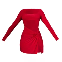 Robe Très Moulante Découpée Rouge à Manches Longues Et Jupe Nouée 9 Robe Très Moulante Découpée Rouge à Manches Longues Et Jupe Nouée -Jupe Lumine Soldes Boutique dffe52b92016b0e8a98729af68069a42b23b3774 cnd0415 5