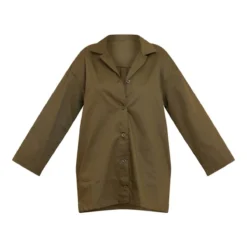 Robe Chemise Oversize Kaki Tissée Fendue -Jupe Lumine Soldes Boutique e1f75c143f01faa6b569f118720e556945f41cb5 cna0940 5