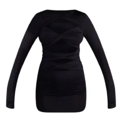 Robe Moulante Manches Longues Découpée Noire à Découpes Et Torsades 9 Robe Moulante Manches Longues Découpée Noire à Découpes Et Torsades -Jupe Lumine Soldes Boutique e22f4fb646874cd3502b1f0837db5f9761f34d24 cnb9199 5