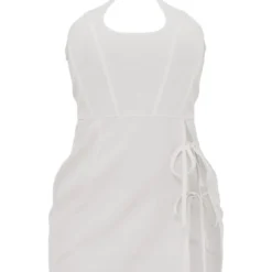 Robe Corset Moulante En Effet Lin Crème à Dos Nu Et Liens Noués -Jupe Lumine Soldes Boutique e568cbd1ae75babf640fcdef2f5a740c5c900c1e cnd2197 5