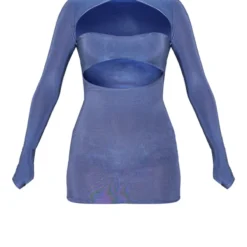 Robe Très Moulante Bleue Découpée à Manches Longues Et Détail Buste -Jupe Lumine Soldes Boutique e5eaaeaae7128ee1d1d4c3cd4e54574a774b14d8 cnb2592 5