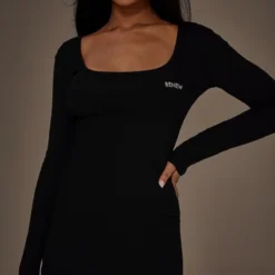 Zero Renew Robe Mi-longue Très Côtelée Noire à Col Carré 10 Zero Renew Robe Mi-longue Très Côtelée Noire à Col Carré -Jupe Lumine Soldes Boutique e6178aa7188a3188d801ea65cfe74aaa1e3cf9d9 cnc1169 5