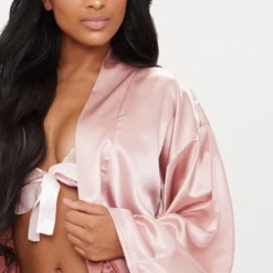 Robe De Chambre Satinée Rose Pâle -Jupe Lumine Soldes Boutique e6dff819d005a3681d2d69148b27de5999c3d3b4 clv3760 6