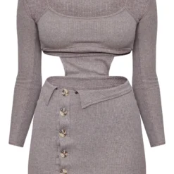 Robe Moulante Côtelée Chocolat à Découpes Sur La Taille Et Détail Boutons 9 Robe Moulante Côtelée Chocolat à Découpes Sur La Taille Et Détail Boutons -Jupe Lumine Soldes Boutique e8d1c54872ad92fac42e2dd5d97ac829c822b9fa cmz8386 5