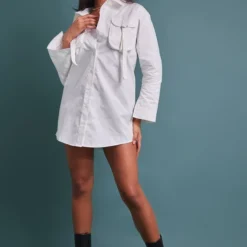 Robe Chemise Cargo Crème à Poches Et Ceinture -Jupe Lumine Soldes Boutique e9278ecaeb5fb8bb37115becde0610046b716e73 cnb9650 3