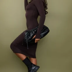 Robe Mi-longue En Jersey Chocolat à Bretelles Et Manches Longues 7 Robe Mi-longue En Jersey Chocolat à Bretelles Et Manches Longues -Jupe Lumine Soldes Boutique ec1b296e33567f7e6d87510d4ee458b12df7ec2a cnc2915 3