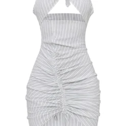 Robe Moulante Froncée Grise Texturée Nouée Dans Le Cou 9 Robe Moulante Froncée Grise Texturée Nouée Dans Le Cou -Jupe Lumine Soldes Boutique ec2a6013482c6af521ffca8cc5516d839a03c7b4 cnd5483 5