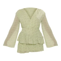 Robe Droite Fleurie Verte à Détail Superposé 9 Robe Droite Fleurie Verte à Détail Superposé -Jupe Lumine Soldes Boutique eda9a17a64481a51b30d7cd251d80ca235c00da3 cnd1204 5