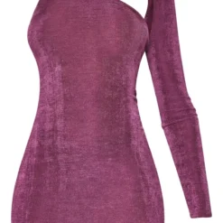 Robe Asymétrique Très Moulante Prune En Acétate Découpé -Jupe Lumine Soldes Boutique efeb1227022303c226342897a1f64cca5ea358a5 cnb7942 5
