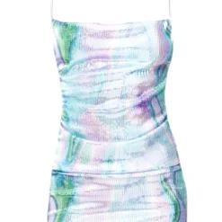 Robe Moulante En Sequins Multicolores Imprimé Abstrait à Col Bénitier -Jupe Lumine Soldes Boutique f0f0c118dffb7dfb9f6f45afdeb483e3e81b64bd cnd8654 5