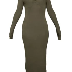 Robe Mi-longue Vert Sauge Kaki En Jersey à Noeud Sous Le Buste -Jupe Lumine Soldes Boutique f1486feec213bfb642941e9ec53ba8b4246b6139 cnc9055 5