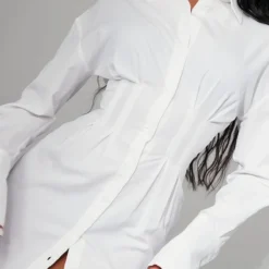 Robe Chemise Blanche à Taille Style Corset -Jupe Lumine Soldes Boutique f31c8119c6973384d1966f1ebc9da7090cc63a04 cnc6997 4