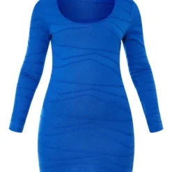 Robe Moulante Bleu Vif Texturée à Col Rond Et Manches Longues 9 Robe Moulante Bleu Vif Texturée à Col Rond Et Manches Longues -Jupe Lumine Soldes Boutique f404808582dbe47589c1ff526f55c60fb0b056e3 cnd1272 5