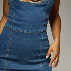Robe Très Courte En Jean Stretch Délavage Bleu Moyen à Ceinture -Jupe Lumine Soldes Boutique f5ad47db54b4b927a44abd537ed4f4a1e3520f33 cmz9098 4