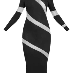 Robe En Maille Tricot Transparente Noire à Parties Contrastantes 9 Robe En Maille Tricot Transparente Noire à Parties Contrastantes -Jupe Lumine Soldes Boutique f5cff8a979dca8fc5f9b20dc694e5578ffc31104 cmy9958 5