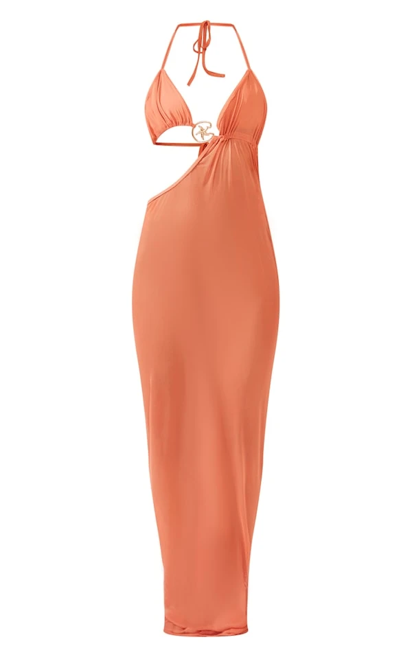 Robe De Plage En Mesh Argile Nouée à Empiècement étoile De Mer 5 Robe De Plage En Mesh Argile Nouée à Empiècement étoile De Mer – Image 5