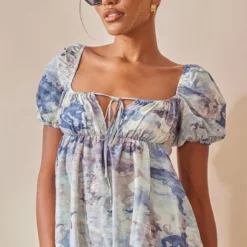 Robe Droite Tissée Grise à Imprimé Abstrait Et Buste Froncé -Jupe Lumine Soldes Boutique f62fb1f956326941fe606a792db90c1118e16ae6 cnd1218 4