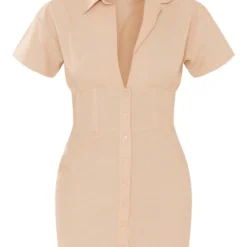 Robe Chemise Effet Lin Gris Pierre à Manches Courtes Et Taille Cintrée 9 Robe Chemise Effet Lin Gris Pierre à Manches Courtes Et Taille Cintrée -Jupe Lumine Soldes Boutique f6ce0c486ea0d954c798d78e1c49ae917019d114 cne2854 5