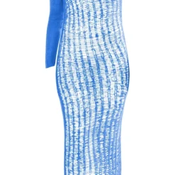 Robe De Plage Longue En Maille Tricot Ajourée Bleu Vif à Manche Unique -Jupe Lumine Soldes Boutique f745cf5a08b9df90a9ca8f9bcbb3f80b425bd283 cnc9022 5