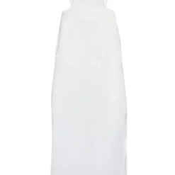 Robe Bustier Longue Blanche Satinée Découpée Sur Les Côtés -Jupe Lumine Soldes Boutique f750a60cab61e676c82b4f3eeecb3ed0abd2a275 cne1436 5