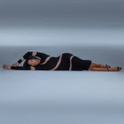 Robe En Maille Tricot Transparente Noire à Parties Contrastantes 7 Robe En Maille Tricot Transparente Noire à Parties Contrastantes -Jupe Lumine Soldes Boutique f78988c165fda3e56b65b2d8e9d2a353bc8c218a cmy9958 3