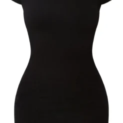 Robe Moulante Côtelée Structurée Noire à Mancherons Et Contours -Jupe Lumine Soldes Boutique f8a9f28c871a0f66783afbb50f839faaa71ddb24 cna3033 5