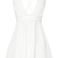 Robe Patineuse Blanche à Lanières Croisées 7 Robe Patineuse Blanche à Lanières Croisées -Jupe Lumine Soldes Boutique f8e2ff0bbd050bcf45512d7165845c5be54bbf32 CLW9139 3