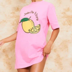 Robe T-shirt Manches Longues Rose Vif à Slogan Valencia 8 Robe T-shirt Manches Longues Rose Vif à Slogan Valencia -Jupe Lumine Soldes Boutique f8e49f84816a896b4e00c7b1636bc70749620584 cnd6441 4