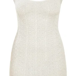 Mini Robe En Maille Crochetée Blanche à Mancherons -Jupe Lumine Soldes Boutique f96065ad925b5f3b769451211658c650112e3a57 cne6257 5