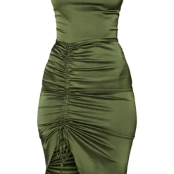 Pure Robe Mi-longue Satinée Kaki à Bretelles Et Fronces Sur Le Côté 9 Pure Robe Mi-longue Satinée Kaki à Bretelles Et Fronces Sur Le Côté -Jupe Lumine Soldes Boutique fa29d8eb95151c0107e70bef2fc48dd5c9b0eed2 cmo7139 6