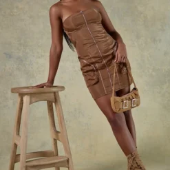 Renew Robe Moulante Marron Cargo Bustier -Jupe Lumine Soldes Boutique fa73f3f8548520a523ba311530806352b523e925 cnc1546 3