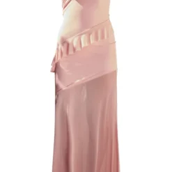 Robe Longue Rose En Mesh Drapé Volanté à Bretelles 9 Robe Longue Rose En Mesh Drapé Volanté à Bretelles -Jupe Lumine Soldes Boutique fbcaa6c94e73952f70b2fd24731102e2aabebce6 cne2956 5