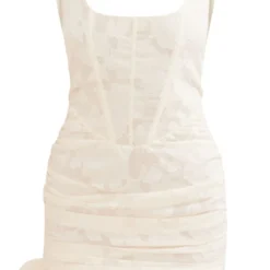 Robe Moulante Tissée Crème Fleurie à Corset Et Ourlet Volanté 9 Robe Moulante Tissée Crème Fleurie à Corset Et Ourlet Volanté -Jupe Lumine Soldes Boutique fc0ef952874a1646658072c18cd3af673664af05 cnd7561 5