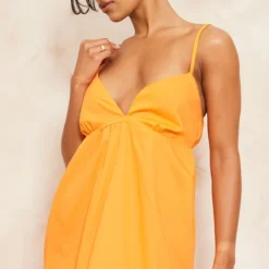 Robe Babydoll Longue Orange à Bretelles Et Superpositions -Jupe Lumine Soldes Boutique fc3f7652881cb513c8b752acc0a5ce1f0a439186 cne1528 4