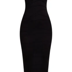 Robe Mi-longue Texturée Noire à Doubles Bretelles -Jupe Lumine Soldes Boutique fd1bbfbd13ce9d6914e1e75ad7b9db9e1fbf689e cnd5444 5